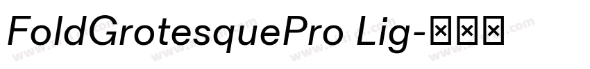 FoldGrotesquePro Lig字体转换 FoldGrotesquePro Lig字体转换